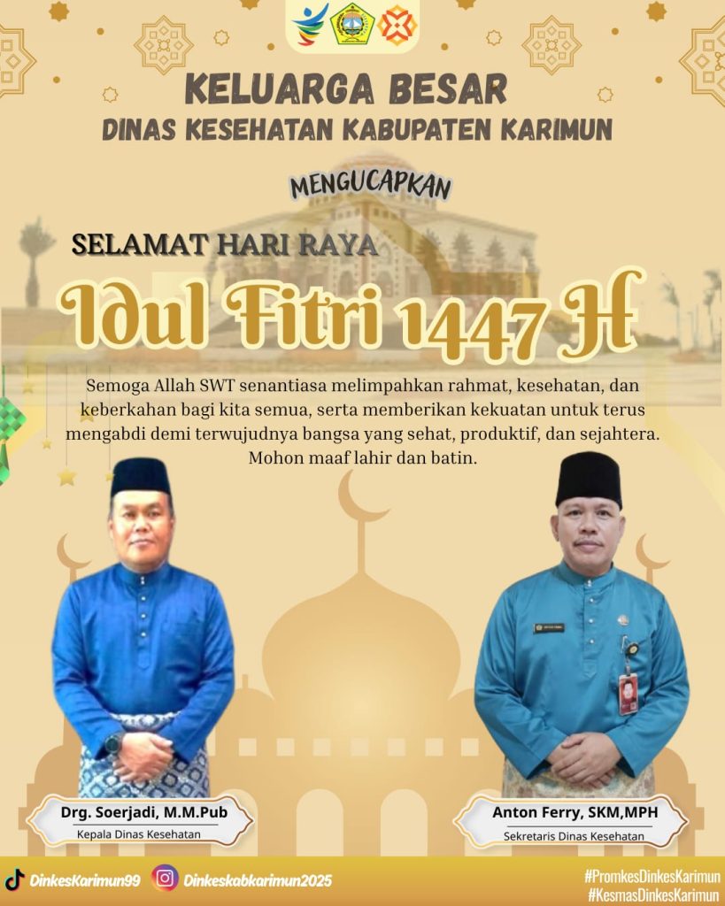 Selamat Hari Raya Idul Fitri 1 Syawal 1447 H / 2026 M