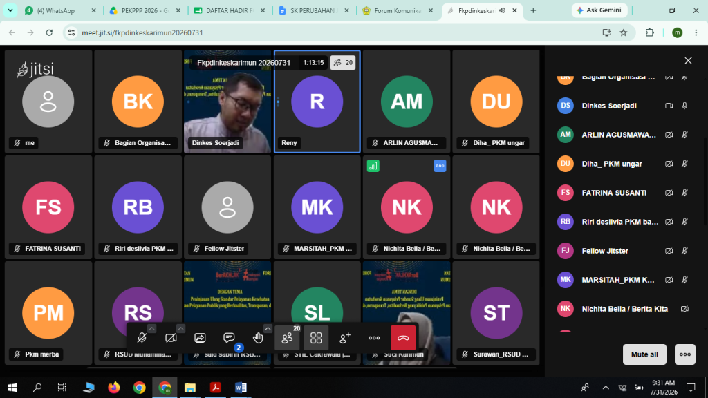 Screenshot-112-1024x576 Dinas Kesehatan Kabupaten Karimun Gelar FKP Peninjauan Ulang Standar Pelayanan Kesehatan Tahun 2026