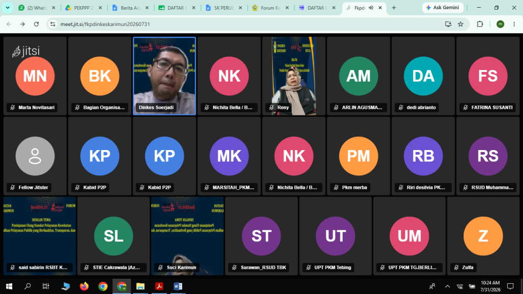 Screenshot-116-1024x576 Dinas Kesehatan Kabupaten Karimun Gelar FKP Peninjauan Ulang Standar Pelayanan Kesehatan Tahun 2026